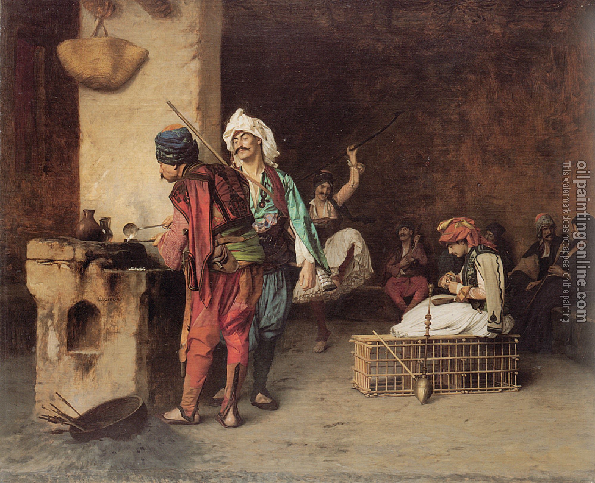 Gerome, Jean-Leon - arab oil painting